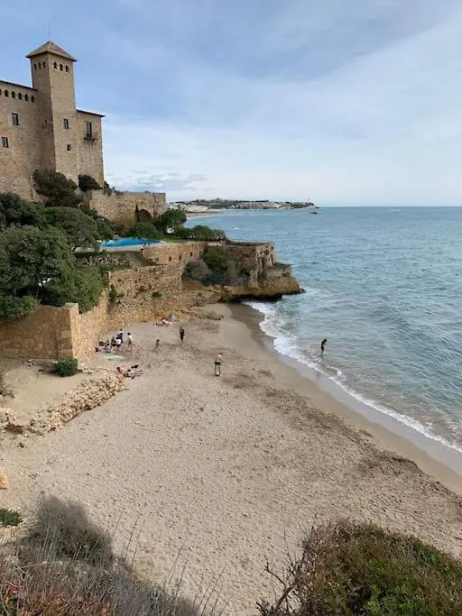 Terraza Con Encanto A Un Paso De La Playa Tarragona Lägenhet